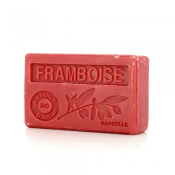 Savon parfum framboise au beurre de karité bio - Cosmétique