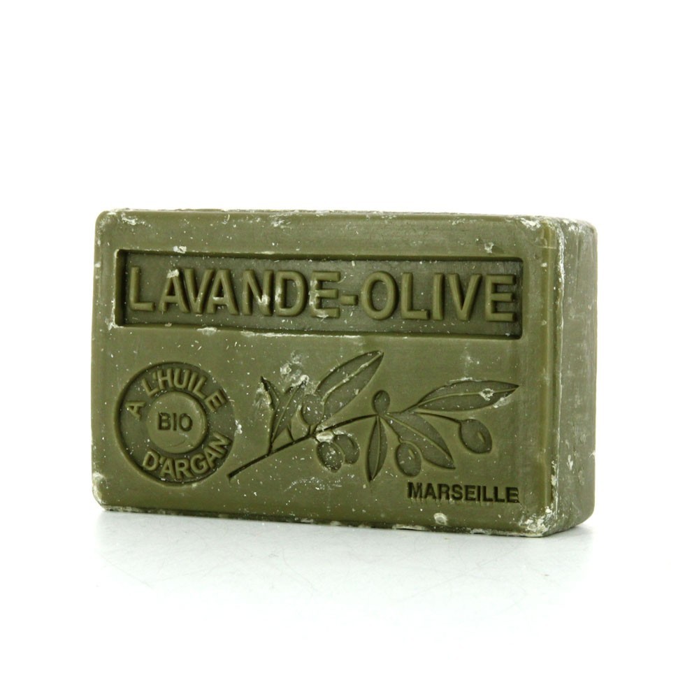 Savon parfum lavande-olive au beurre de karité bio-A l'ombre de l'Olivier