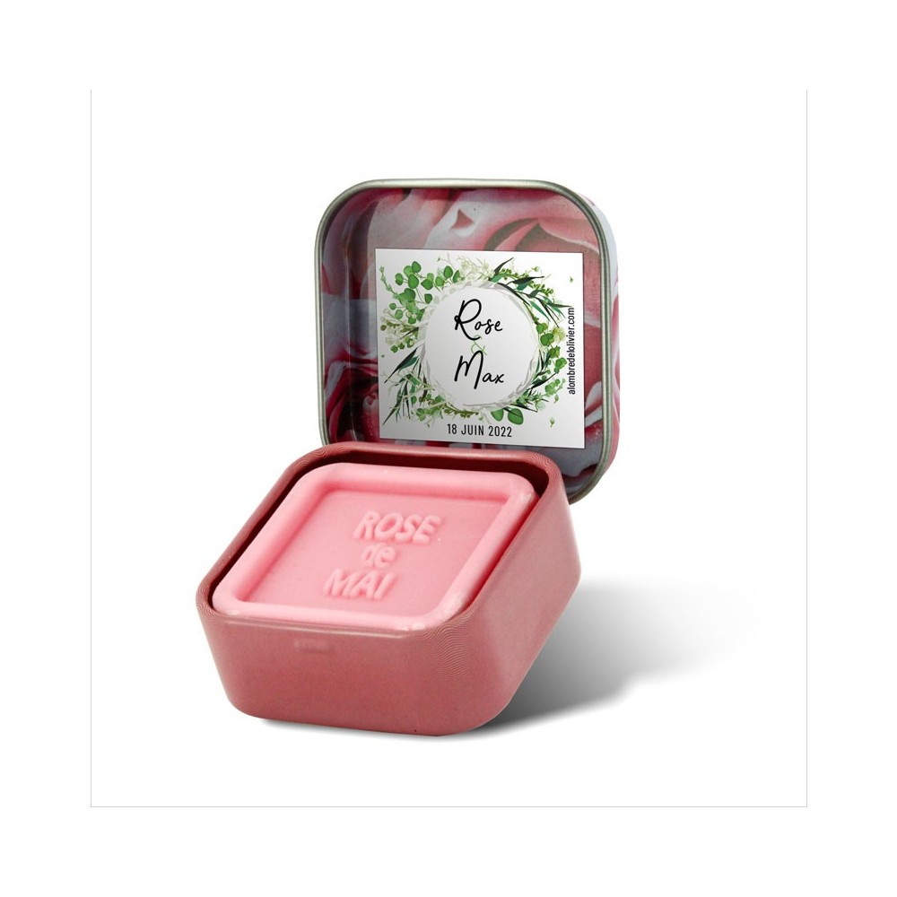 Boîte à savon ronde personnalisable / boîte de transport pour cosmétique  solide / cadeau personnalisé / impression 3D -  France