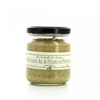Moutarde Ail & Herbes de Provence - Epicerie fine